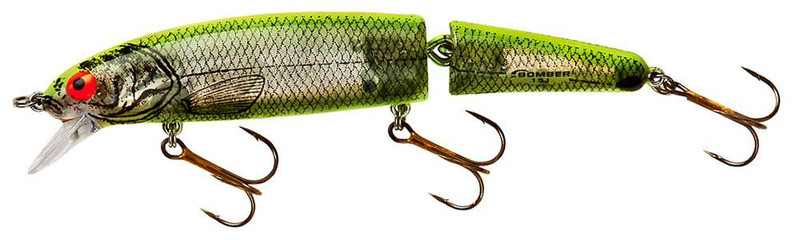 Bomber Jointed Wake Minnow Bone Flash