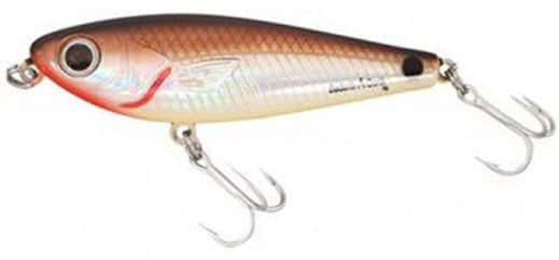 Bomber Badonk-A-Donk HP Rattling Topwater Lure, 4, 3/4 oz,  Gold/Black/Orange