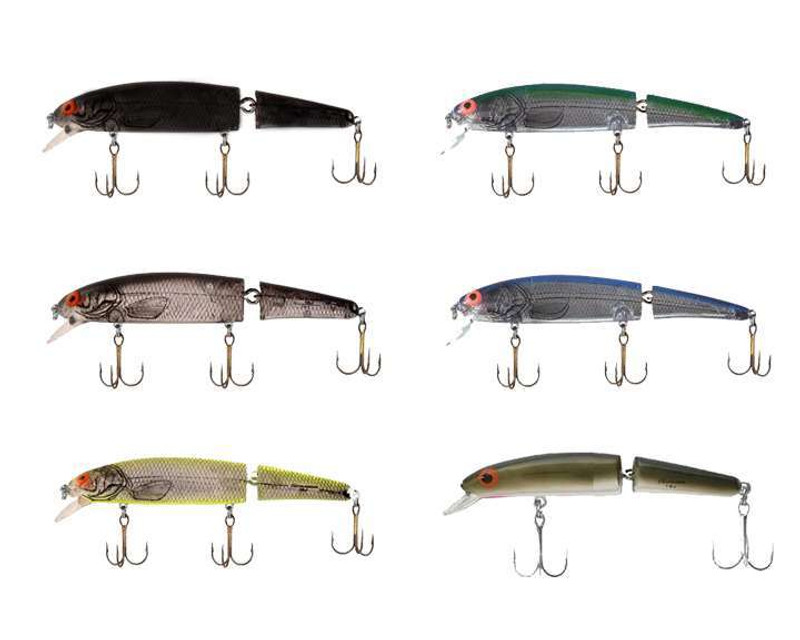 Bomber BSW16J Jointed Long A Lure XSIG Silver Flash/Green Back