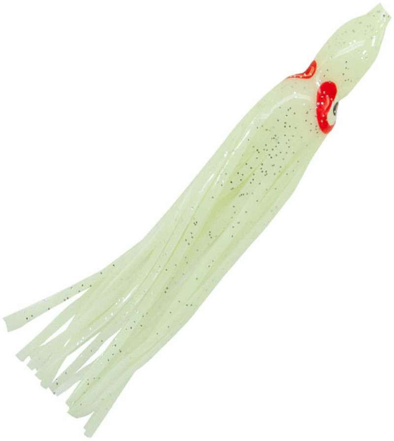 10PCS 3.15/3.94/4.72in Random Color Rubber Squid Skirts Fishing