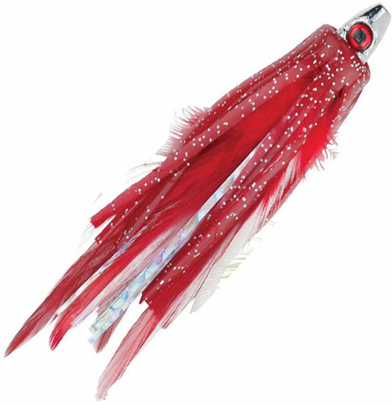 Boone Feather Trolling Jig 1/4oz 4in 2pk - TackleDirect