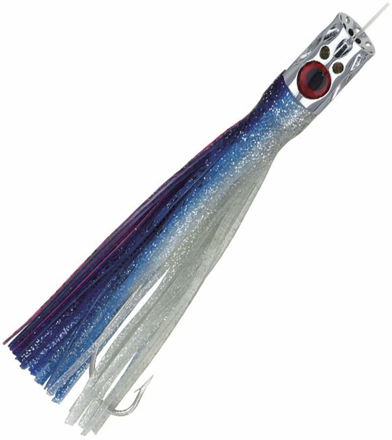 Boone Rigged Sea Minnow 7/0 Single Hook Bullet Head Lure, Dolphin, 6-Inch  Multi-Colored 