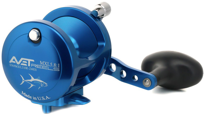 Avet MXL 5.8 Single Speed Lever Drag Casting Reels - Left Hand