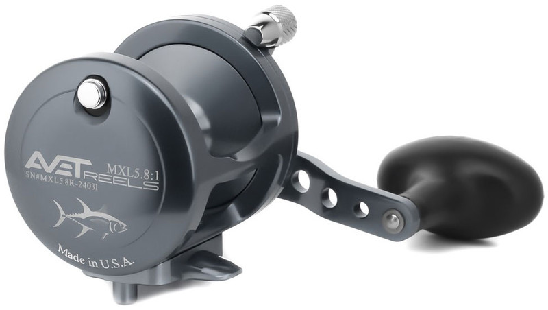 Avet MXL 5.8 Single Speed Lever Drag Casting Reel Gunmetal