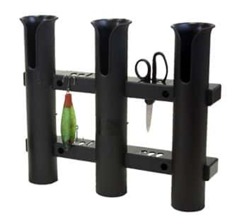 Fish-On! Plastic Triple Rod Holder - TackleDirect