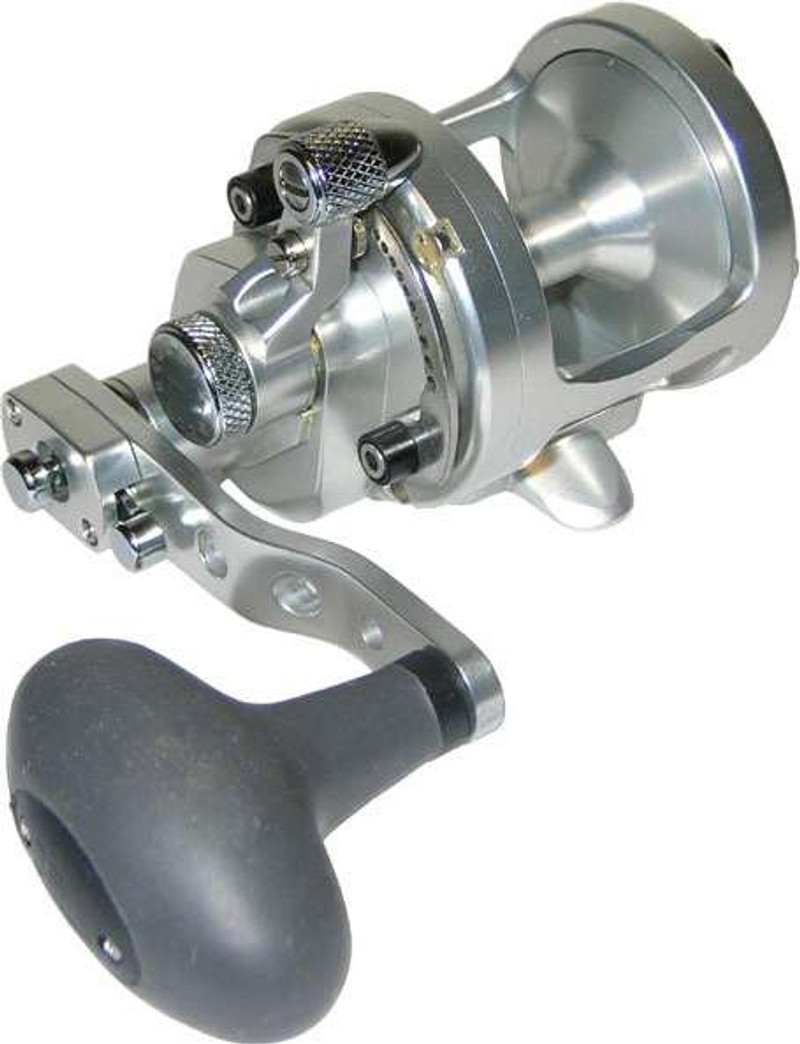 Avet SXJ 6/4 MC Raptor 2-Speed Lever Drag Casting Reel Left-Hand Silver