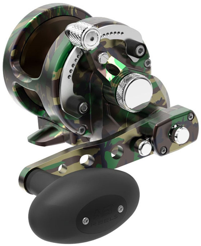 Avet SXJ 6 4 MC Raptor 2 Speed Lever Drag Casting Reel Green Camo