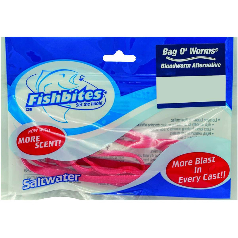 Fishbites, Fishbites Bait, Bait, Bloodworms - TackleDirect