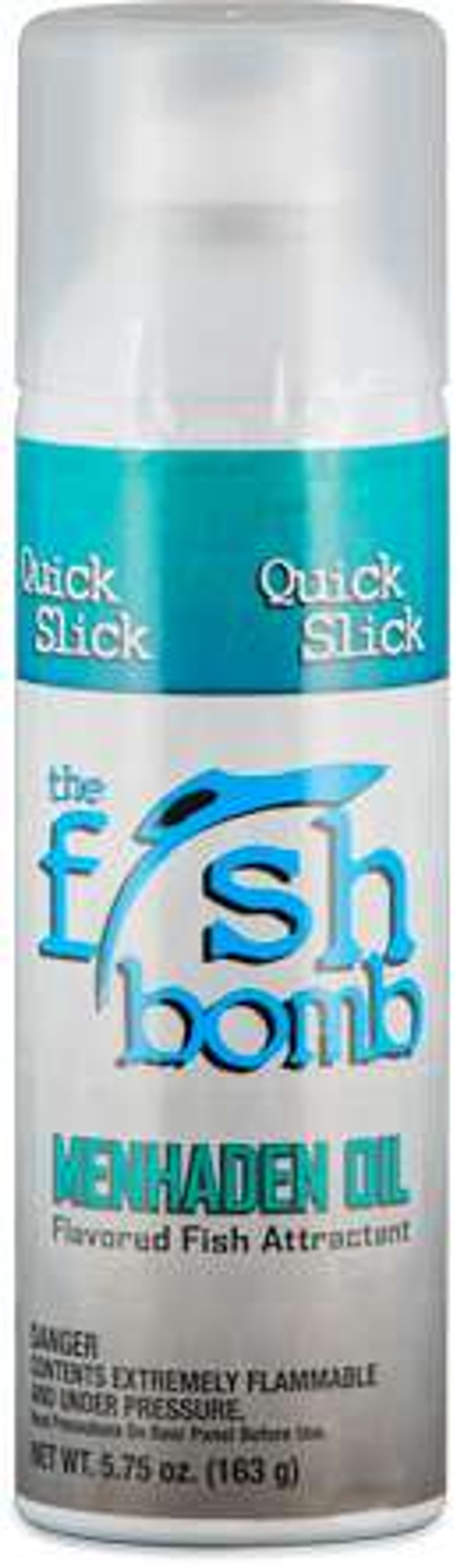 Fish Bomb Fish Attractant - Quick Slick/Menhaden Oil - TackleDirect