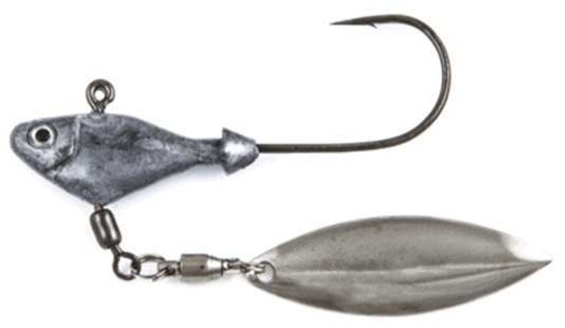 Fish Head Spin Underspin - 3/8 oz. - Raw Shad