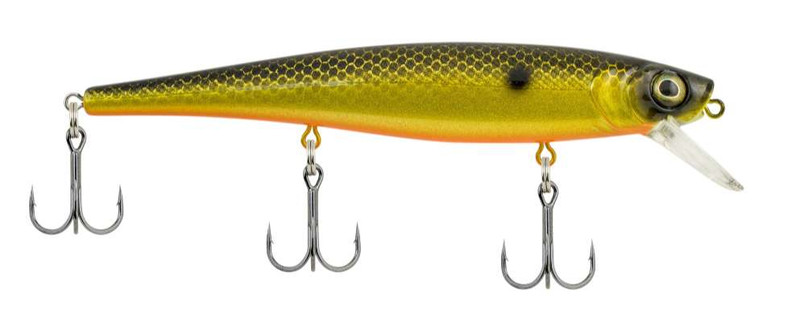 (3) Berkley Skinny Cutter 110 Shallow Fools Gold Jerkbait Fishing Lures