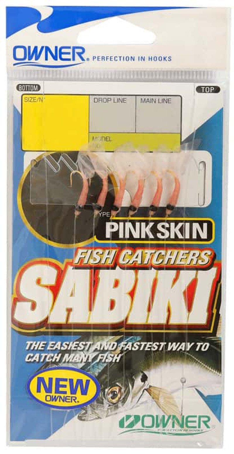 Owner Shrimp Skin Sabiki Bait Catcher Rigs - TackleDirect