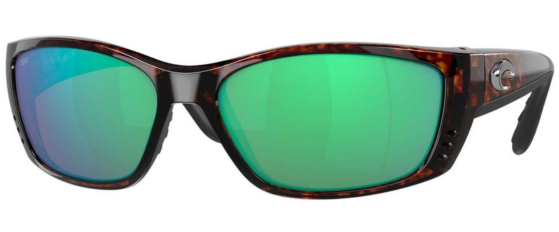 Costa Tuna Alley Sunglasses Tortoise Green Mirror 580P - TackleDirect