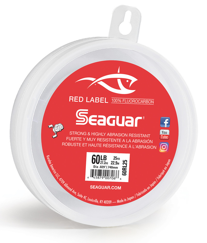 Seaguar Fluorocarbon Leader 60lb Test 25 Meter Coil : : Sports,  Fitness & Outdoors