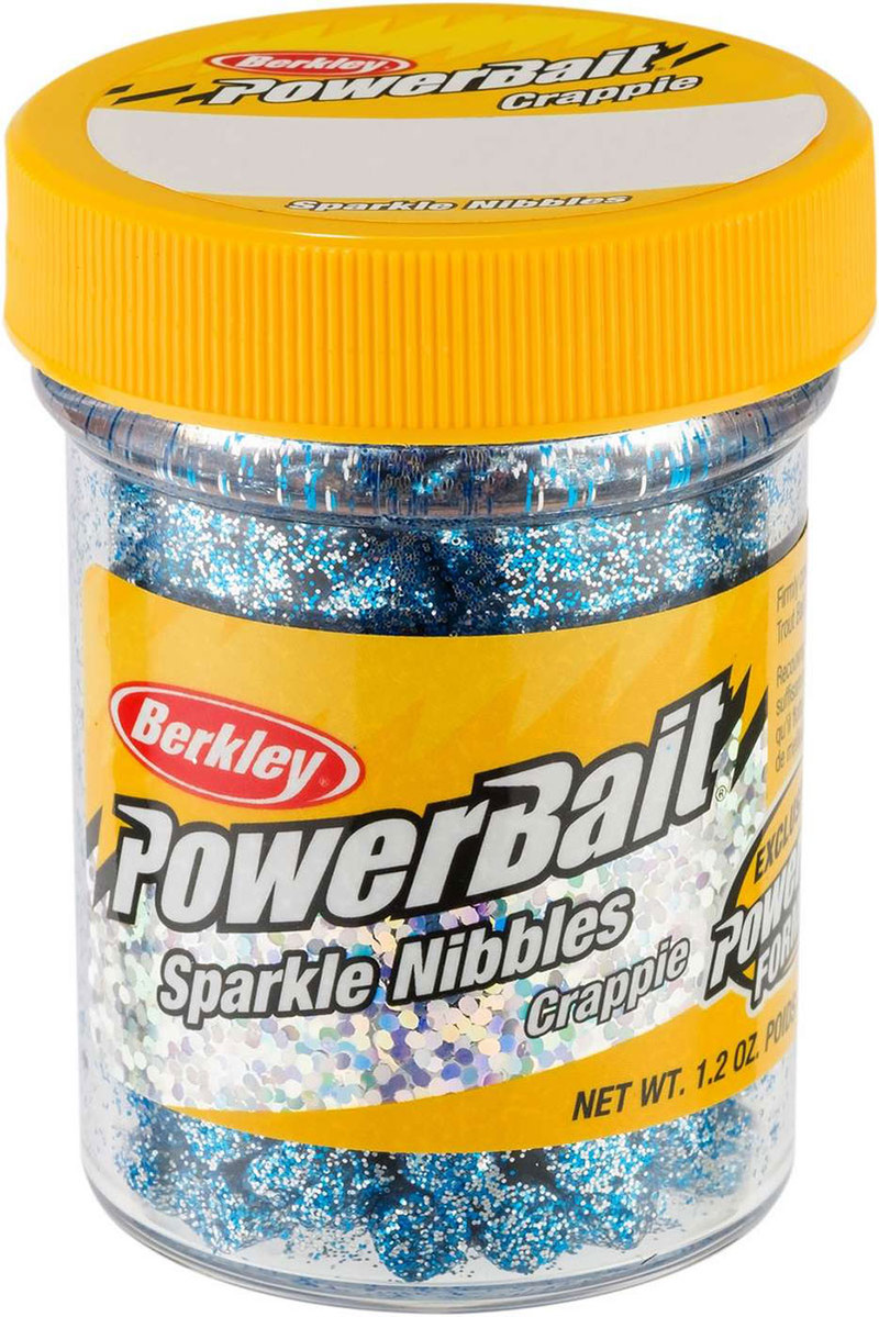 Berkley Powerbait Crappie Nibbles Blue Neon