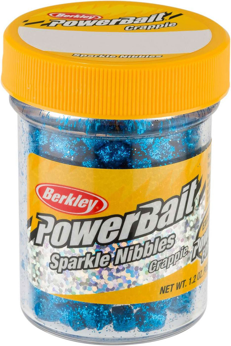 Get your Berkley PowerBait® Sparkle Crappie Nibbles Neon