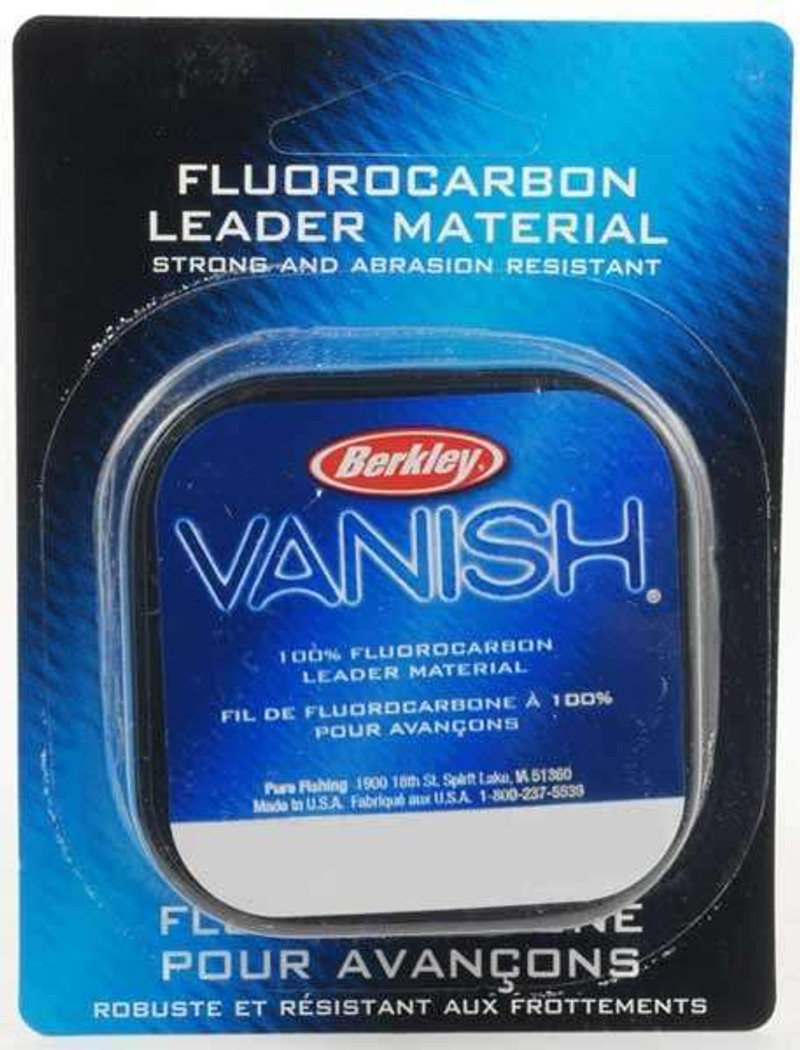 Berkley Clear Blue Vanish 40 Yd 25 LB 100 Fluorocarbon Fishing