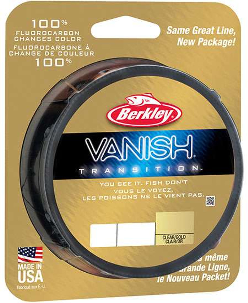 Berkley Vanish Transition Fluorocarbon - TackleDirect