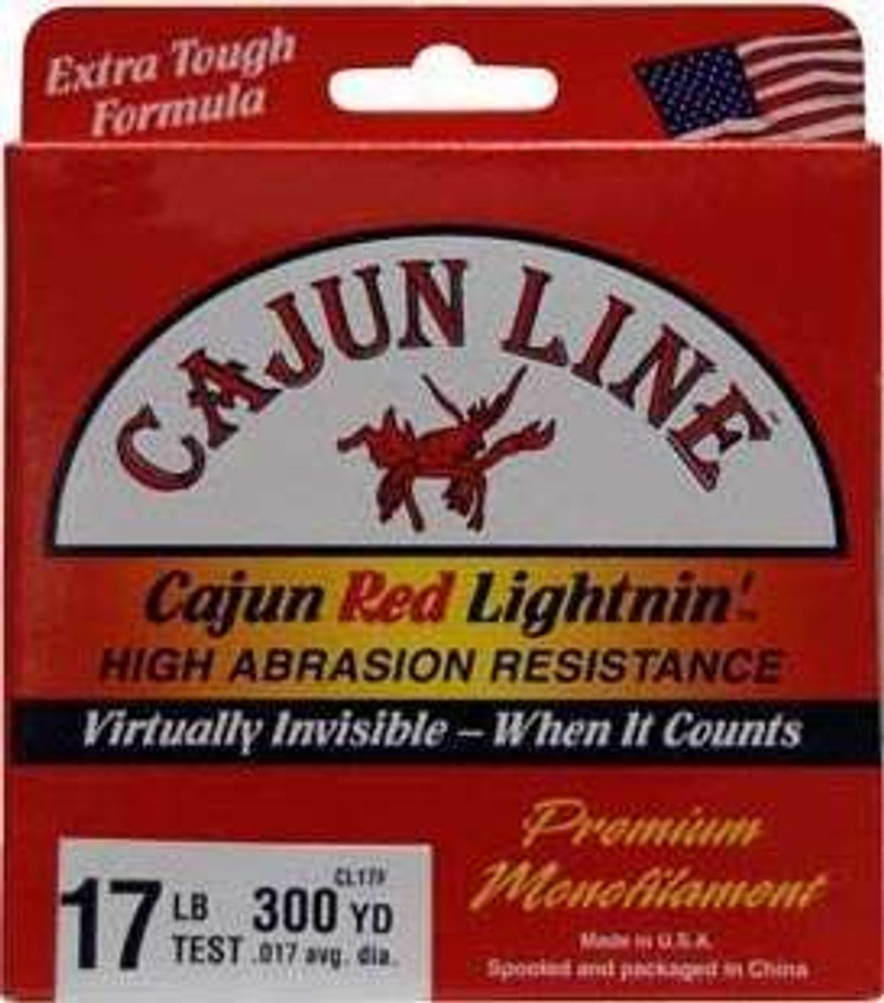 Cajun Red Lightnin 1/4Lb Spool 10Lb