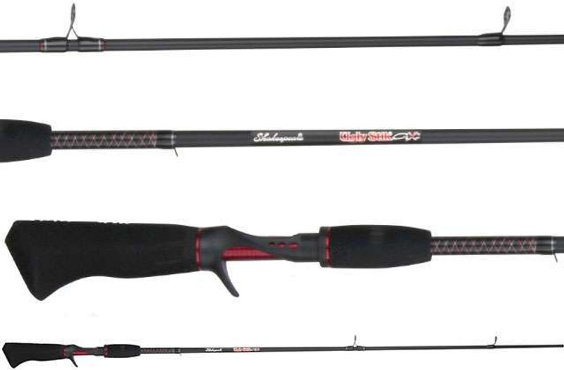 Ugly Stik 7’ Carbon Baitcast Fishing Rod and Reel Casting Combo, Graphite  left