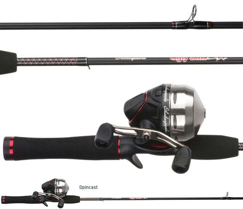 Shakespeare 6' Synergy Steel Spincasting Reel & Rod Combo