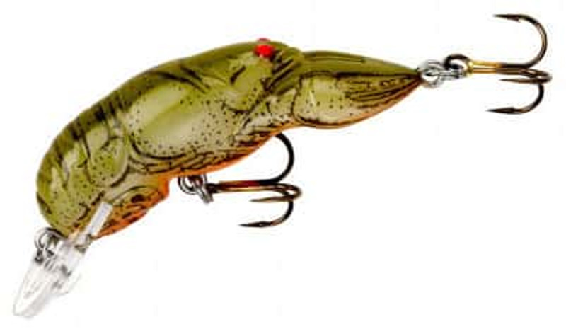 Rebel Wee Craw Fishing Lure Hard bait Chartreuse Green Back 2 in 1/5 oz 