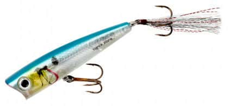 Rebel Super Pop-R 3 1/8 inch Topwater Popper Bass, Striper, and Redfish Lure