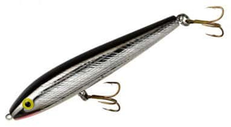 NEW! Rebel Lures Magnum Pop R Fishing Lure (3-Inch, Silver/Black