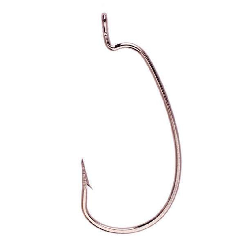 Eagle Claw TK170-3/0 Trokar Magnum Swimbait Hook, Platinum Black