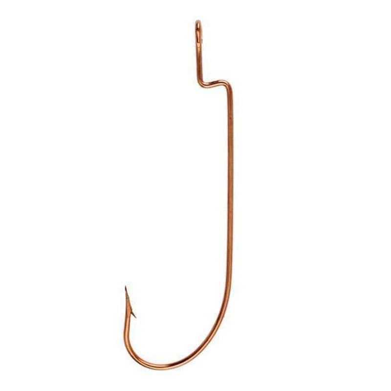 Eagle Claw Baitholder Weedless Bronze Hooks, Ringed Eye, Packs of