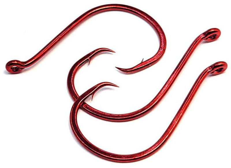 Gamakatsu Flo. Red Octopus Hooks - John's Sporting Goods