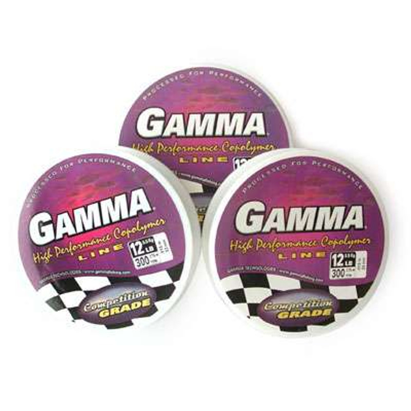 GAMMA Copolymer Fishing Line Filler Spool 12lb, 300yds, Clear