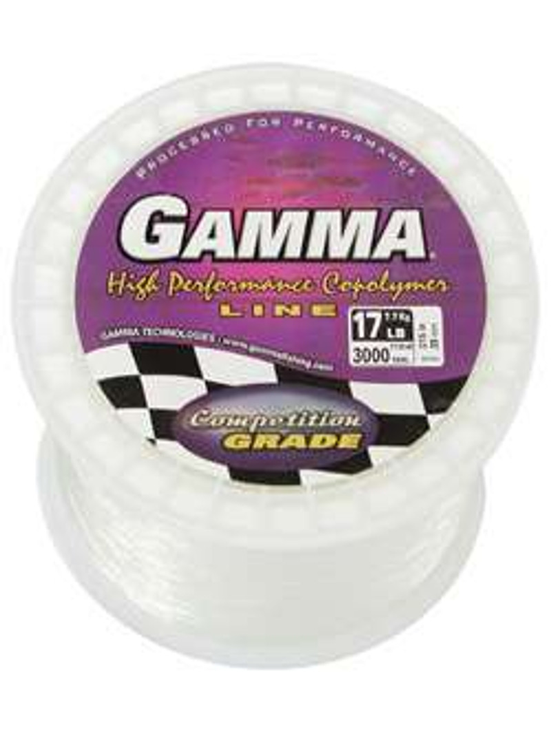 17 lb GAMMA Polyflex Copolymer Ultra Clear Fishing Line 300 yards 