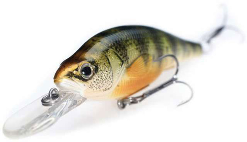 LIVETARGET Lures YP158S Yellow Perch Crankbait/Jerkbait 102 Metallic/Gloss