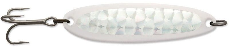 Luhr-Jensen Krocodile Spoon, Chrome/Blue Mackerel