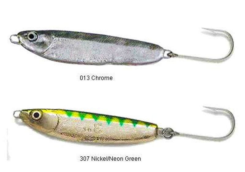 Crippled Herring 2.5 1oz Chrome Green - Canal Bait and Tackle