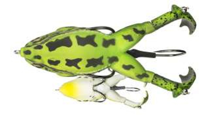 Lunkerhunt PROPF01 Prop Frog Lure - Green Tea