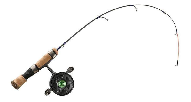 13 Fishing SND25QT-LH Snitch Descent Inline Ice Combo