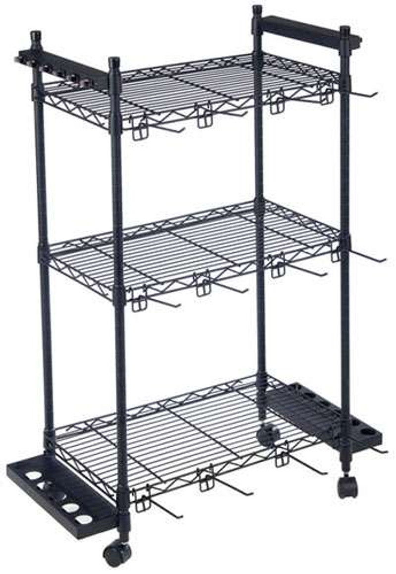 Organized Fishing Tackle Trolley