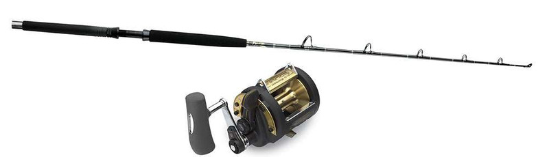 Shimano TLD Lever Drag Reel - Blackfin Tuna Rod Combo - TackleDirect