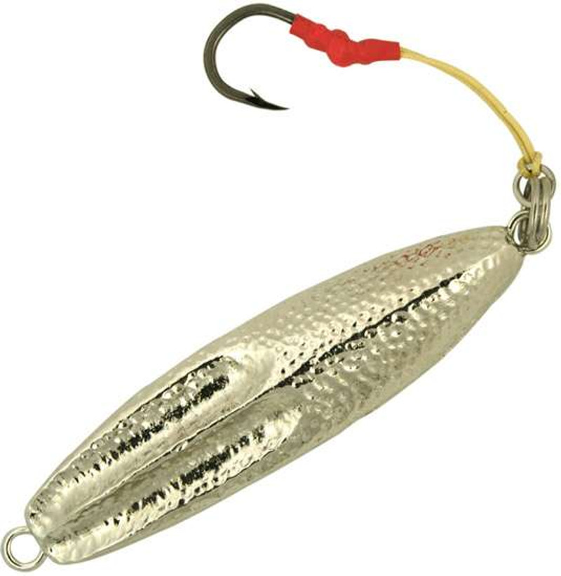 Point Jude Lures Hammern Groove Lure 4.5 oz. Silver - TackleDirect