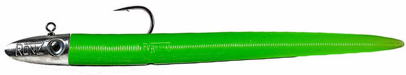 RonZ Big Game Series MHD Rigged Soft Bait - 10in - 4oz - Green Glow