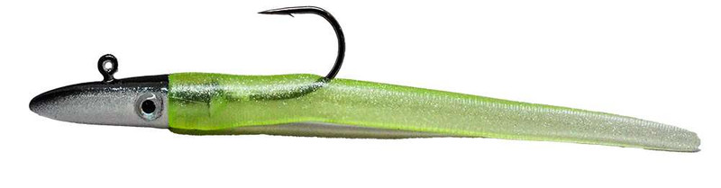 RonZ Original Series Rigged Soft Bait - 4in - 1/4oz - Olive Metallic