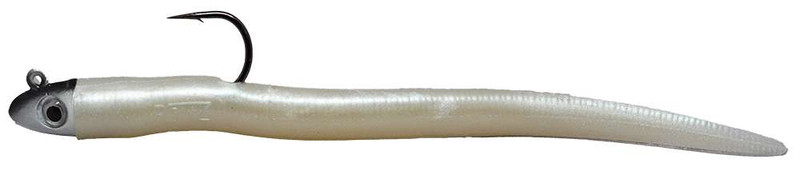 RonZ Original Series Rigged Soft Bait - 8in - 1-1/2oz - White Pearl