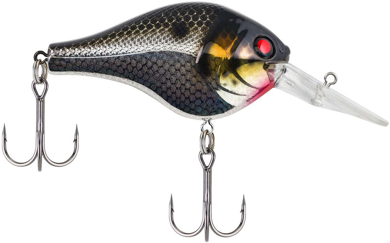 Berkley BHBDG6.5 Digger Crankbait Lure Black Silver