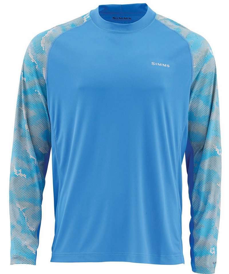 Simms Kids Solar Tech Crew Neck - Steel Blue,S