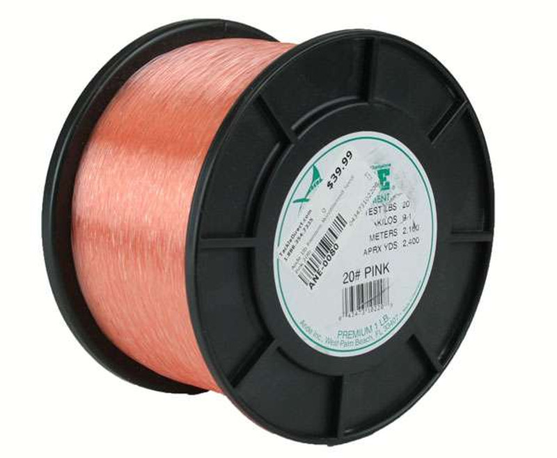 Ande Premium Mono 1 Lb. Spool 20 Lb. Test Pink