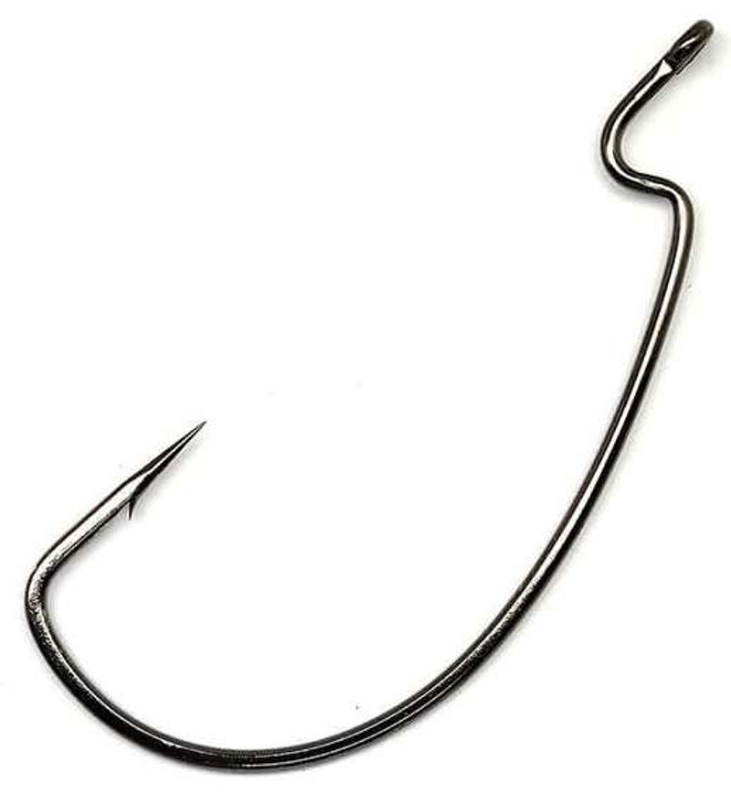 High Carbon Steel Weedless Barbed Wacky Fishing Hooks Set Rig Kit