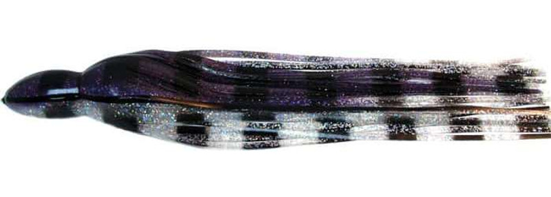 Black Bart S5 13in Lure Replacement Skirts Purple Hologram (PU)