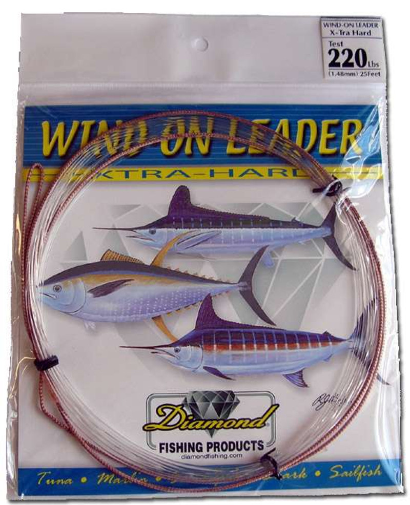 Diamond Fishing Products Wind-On Leader Fluorocarbon